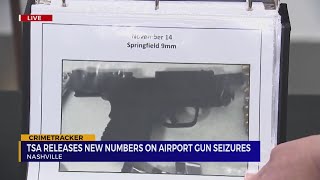 TSA releases new numbers on airport gun seizures