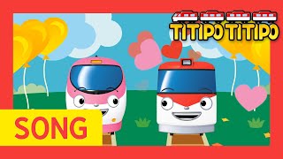 10 Minutes Nursery Rhymes | I Love You All  | Train song l Titipo Titipo | Tayo