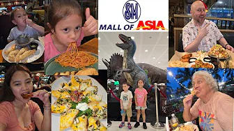 Dinosaur Display and Family Food trip | Mall Of Asia π΅π
