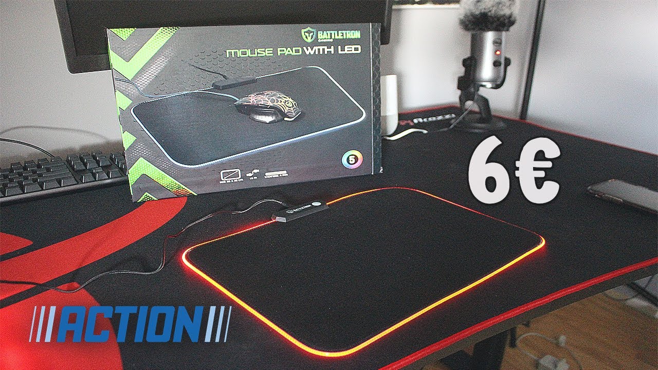 J'ai acheté un tapis de souris RGB à 6€ chez Action ! Battletron