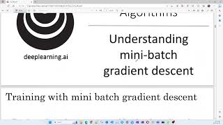 Deep Learning - Mini-Batch Gradient Descent