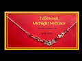 Halloween Midnight Necklace. Make It With Spellbound.
