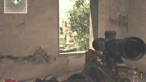 MW3 No scope cross map on erosion 1v1