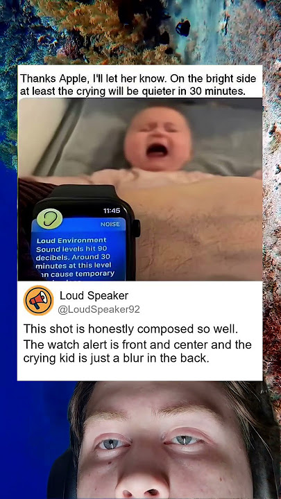 Apple Watch Warns Baby’s Cry Hits Decibels Chaos