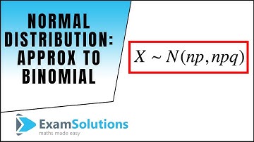 Normal Approximation to Binomial distribution (Continuity Corrections): ExamSolutions