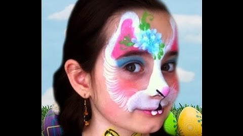 Easter Bunny Face Paint Design Tutorial