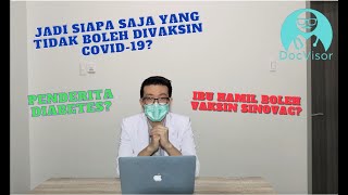 Kelompok Orang yang Tak Boleh Divaksin COVID-19