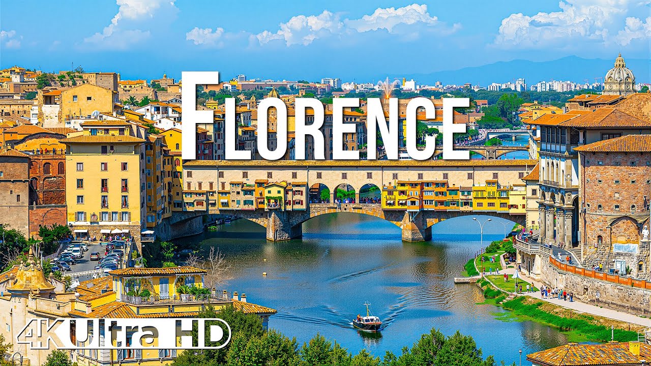 Florence in 4K | Renaissance Architecture, Historic Streets & Peaceful Italian Ambience