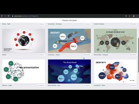 How to Set Up a Free Prezi Account