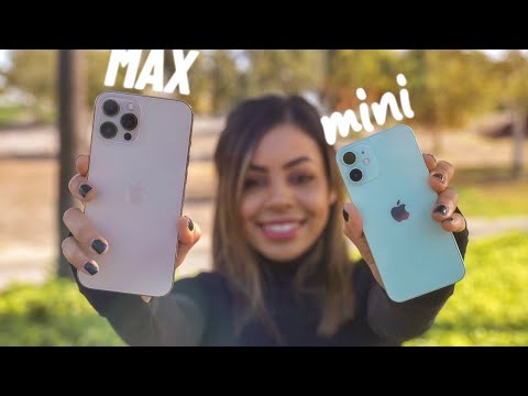 Iphone 12 Mini Vs Iphone 12 Pro Max Unboxing Camera Test Youtube