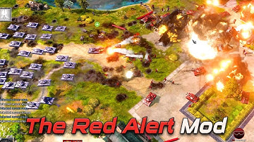 Let them HAVE IT | The Red Alert Mod , Red Alert 3 Mods , 2v2 Vs Brutal Ai  , Multiplayer Gameplay