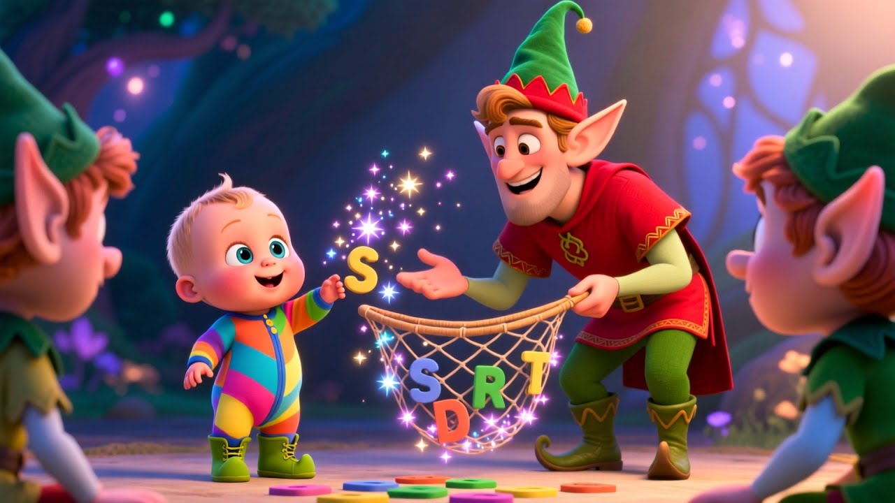 Elf Workshop Learning ABC 🎄🅰️ Fun Alphabet Song for Kids | Joyful Christmas Nursery Rhyme Toddlers