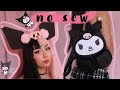 No Sew Kuromi Costume Ears and Purse | Kuromi Cosplay