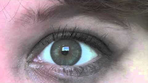 Eye movement whilst talking