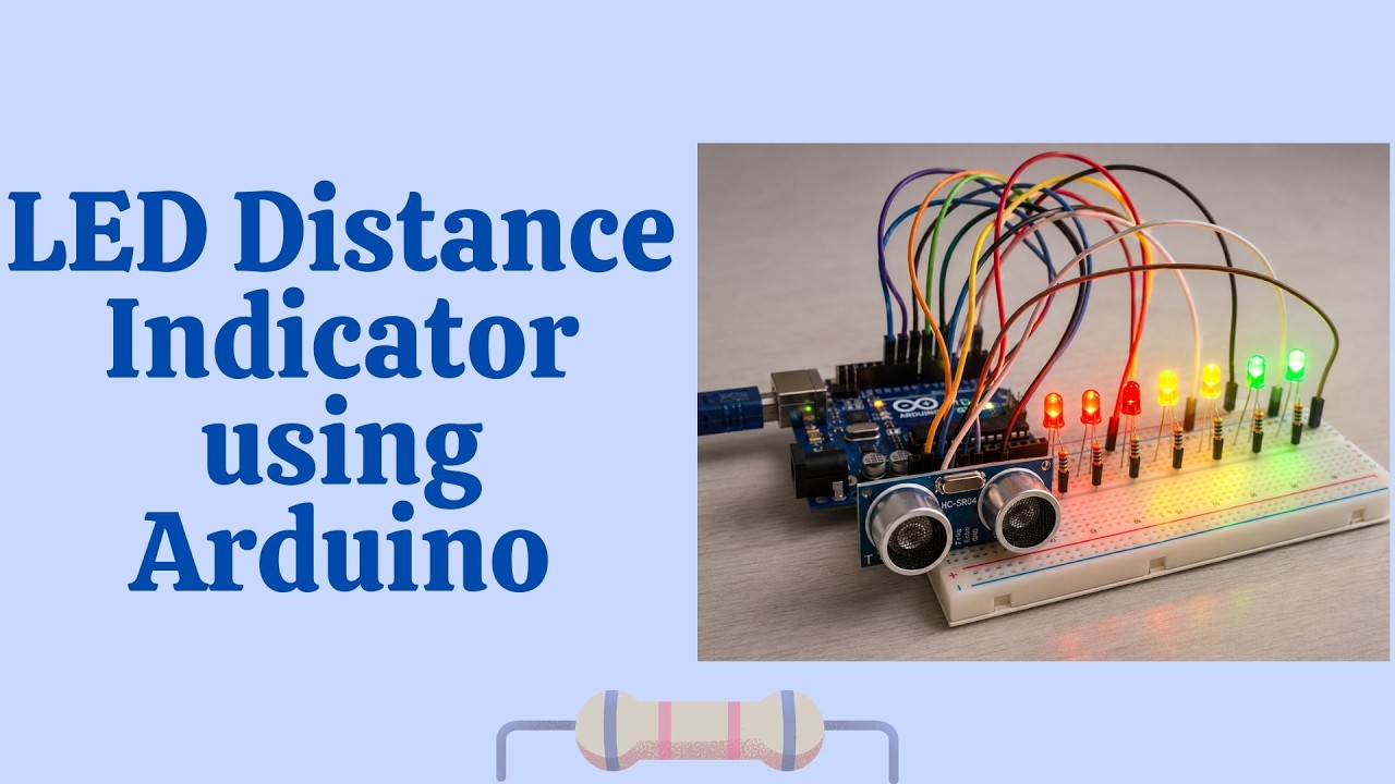 💡 LED Distance Indicator using Arduino | Ultrasonic Sensor - YouTube