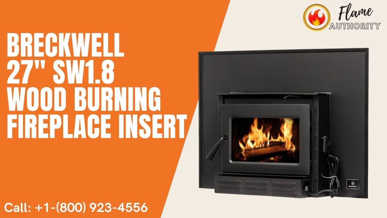 Breckwell 27 SW1.8 Wood Burning Fireplace Insert - YouTube