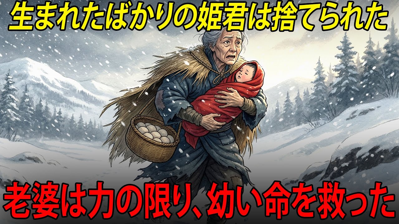 不具の姫君として皇族に捨てられた運命と、優しき老婆の物語｜民話｜江戸時代｜江戸朗読｜昔話｜