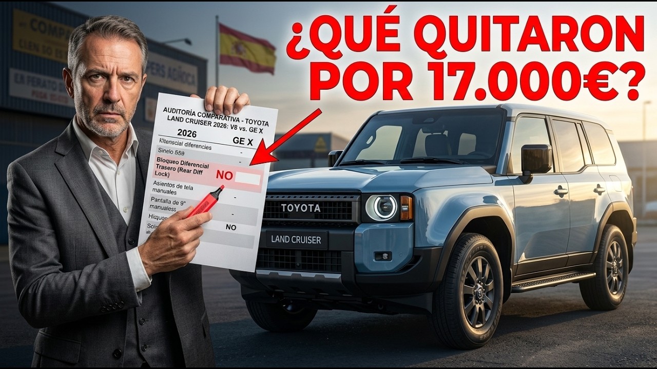 2026 Toyota Land Cruiser: What you lose in Spain for €17,000 less