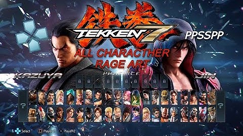 TEKKEN 7 GLOBAL MOD all characther rage art | PPSSPP