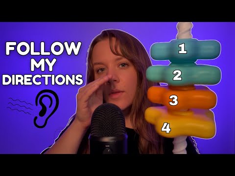 Follow My Instructions ASMR BUT You Can Close Your Eyes Halfway Through 