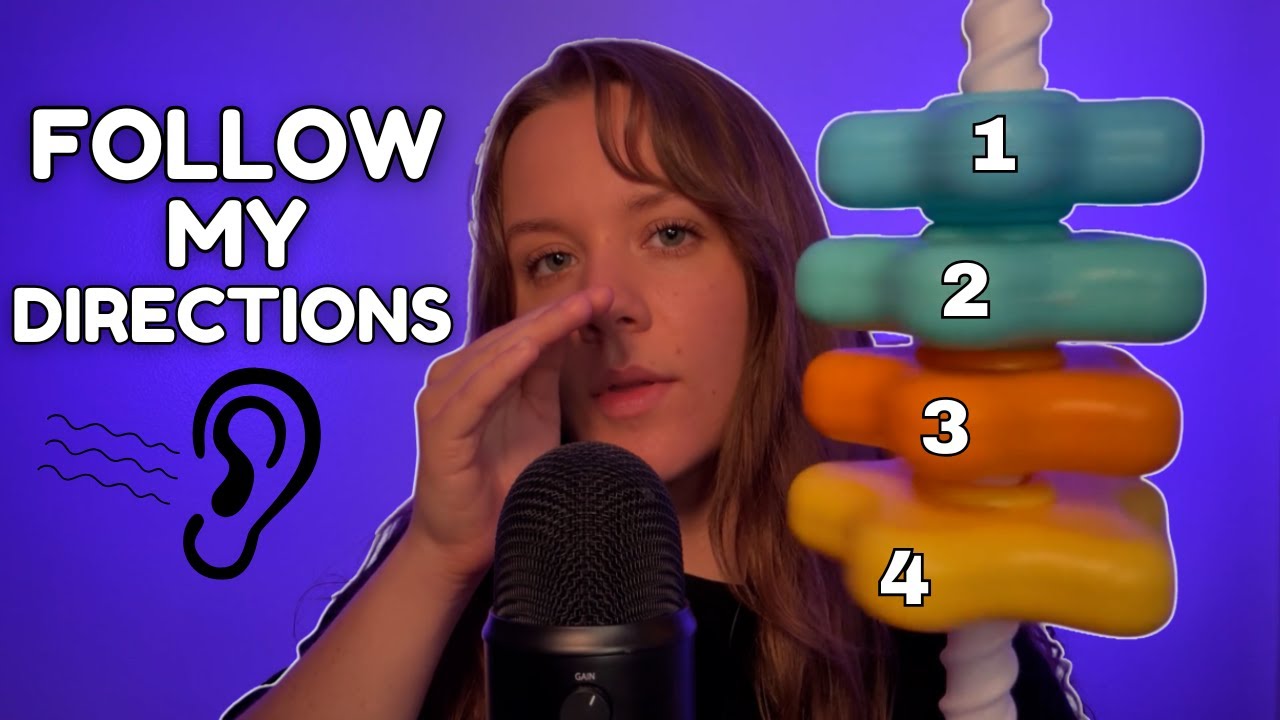 Follow My Instructions ASMR BUT You Can Close Your Eyes Halfway Through ...