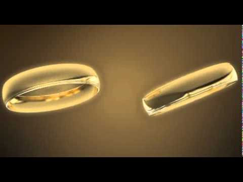 quiet wedding: Wedding rings animation free