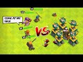 Every Battle Builder vs. All MAX HEROES!! &quot;Clash Of Clans&quot; death match!