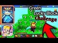 Green lucky block only challenge funny blockmango