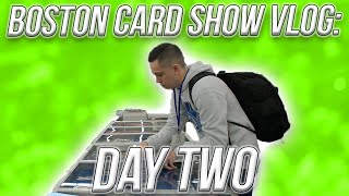 BUYING A BIG BLAZE JORDAN ROOKIE AUTO  Boston Card Show Vlog Day Two