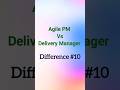 10. Agile Project Manager Vs Delivery Manager Difference