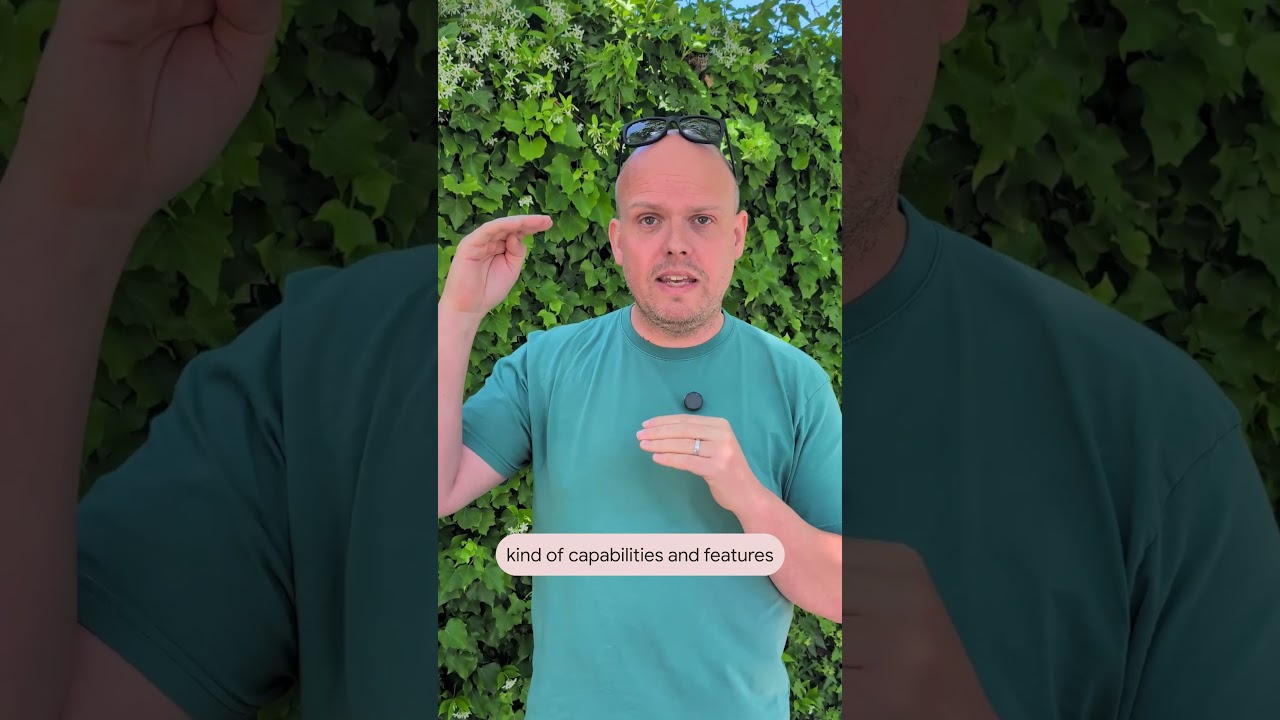 Video Thumbnail: "What's one takeaway from #GoogleIO that can boost dev productivity?"