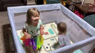 How to Set Up the Baby Toddler Playpen from Amazon
