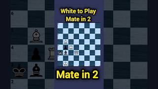 This 2-Move Checkmate Will Blow Your Mind! #checkmate #matein2 #chesspuzzle