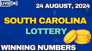 South Carolina Midday Lottery Results For - 24 Aug, 2024 - Pick 3 - Pick 4 - Cash 5 - Powerball