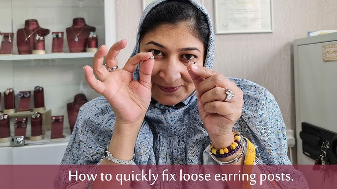 How to Repair an Earring Post (by Mechelle Lois) 