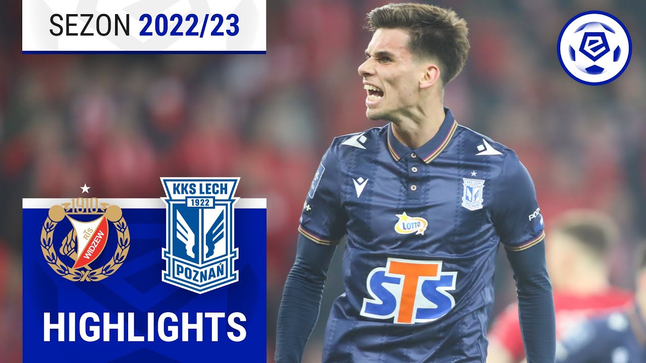 Widzew Łódź - Lech Poznań 1:2 | SKRÓT | Ekstraklasa 2022/23 | 25. Kolejka