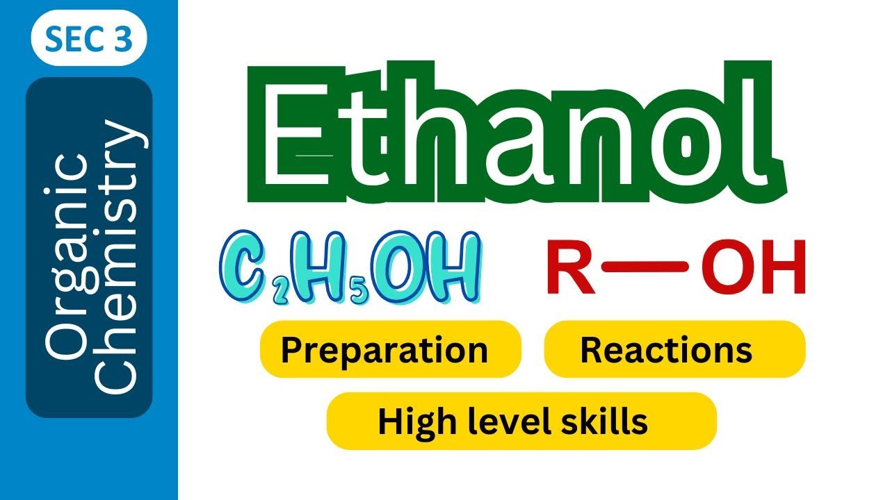 Alcohols - Ethanol | تالتة ثانوى لغات