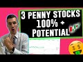 Top 3 penny stocks to invest in | + watch out for pump & dumps