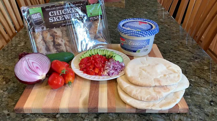 2 Costco Items = Easy Delicious Chicken Gyro