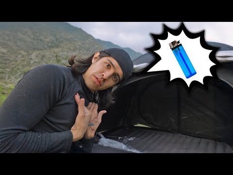 Noche de CAMPING pero olvide el ENCENDEDOR
