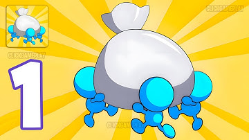 Garbage Collectors Gameplay Walkthrough Part 1 - Tutorial Pick Up Clean The Trash (Android,iOS)