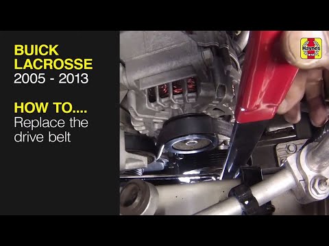 Buick LaCrosse (2005 – 2013) – Replace the drive belt
