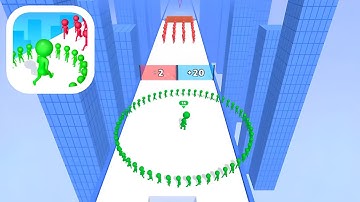 Circles Run 3D - Gameplay Walkthrough - Levels 3-4 - Android,ios (Part 1)