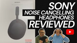 Unboxing Sony noise cancelling headphones