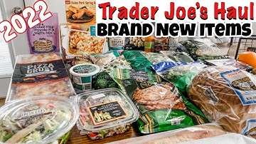 FIRST TRADER JOES HAUL for 2022 with BRAND NEW ITEMS & Prices!