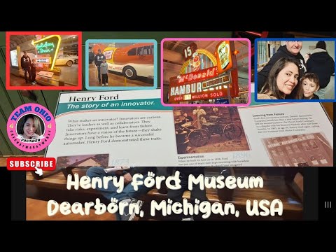 Love American History? Visit @HENRY FORD MUSEUM in Dearborn, Michigan USA