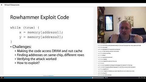 Rowhammer in practice