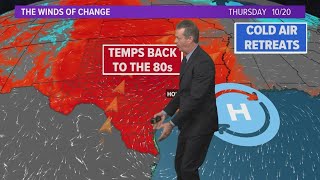 Houston forecast: Temps to continue to rise through weekend