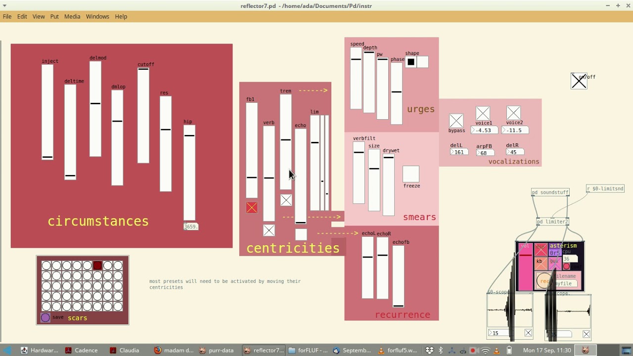 [madamdatasoundlabs] reflector7 - no-input mixer simulation