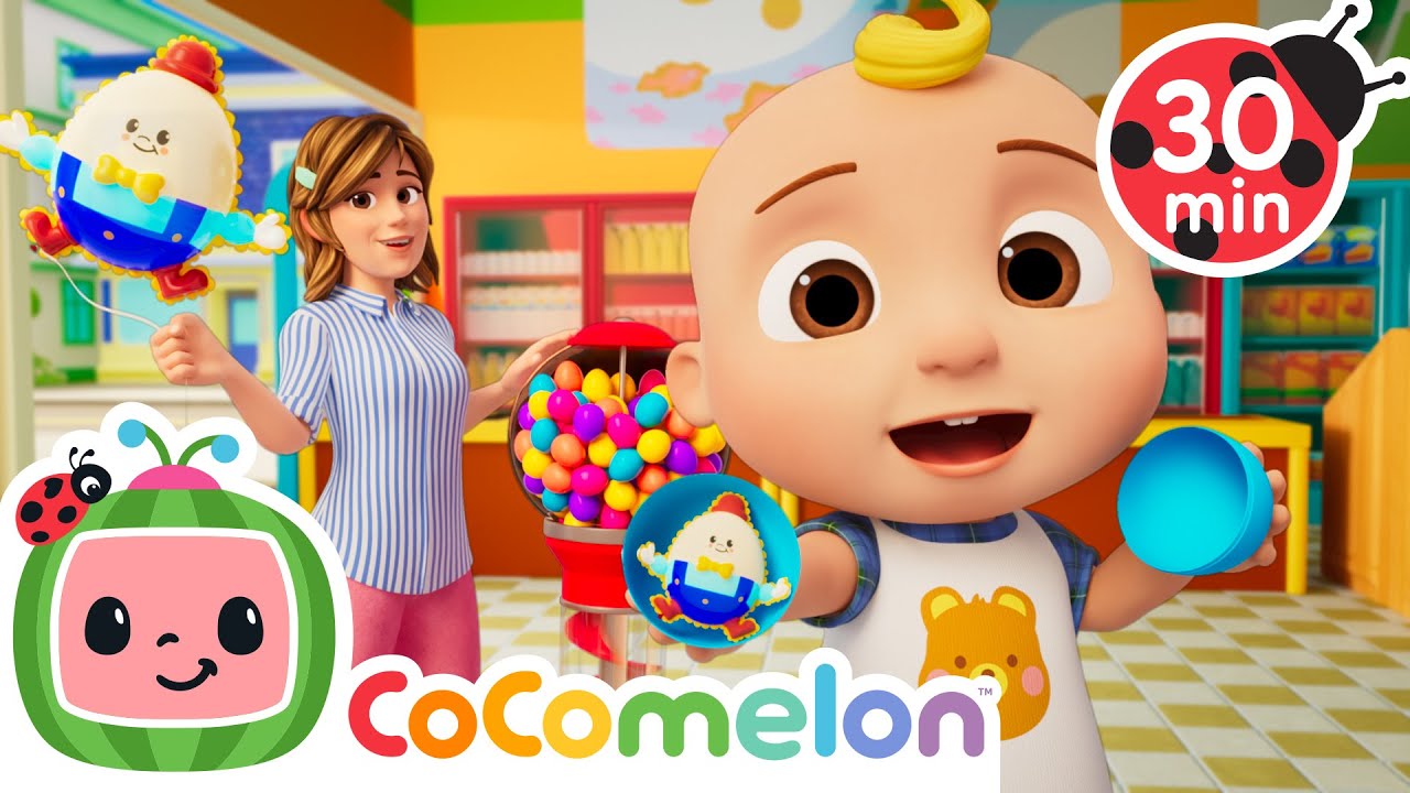 Humpty Dumpty's Great Balloon Escape! Will JJ Catch Humpty? + MORE CoComelon Nursery Rhymes for Kids